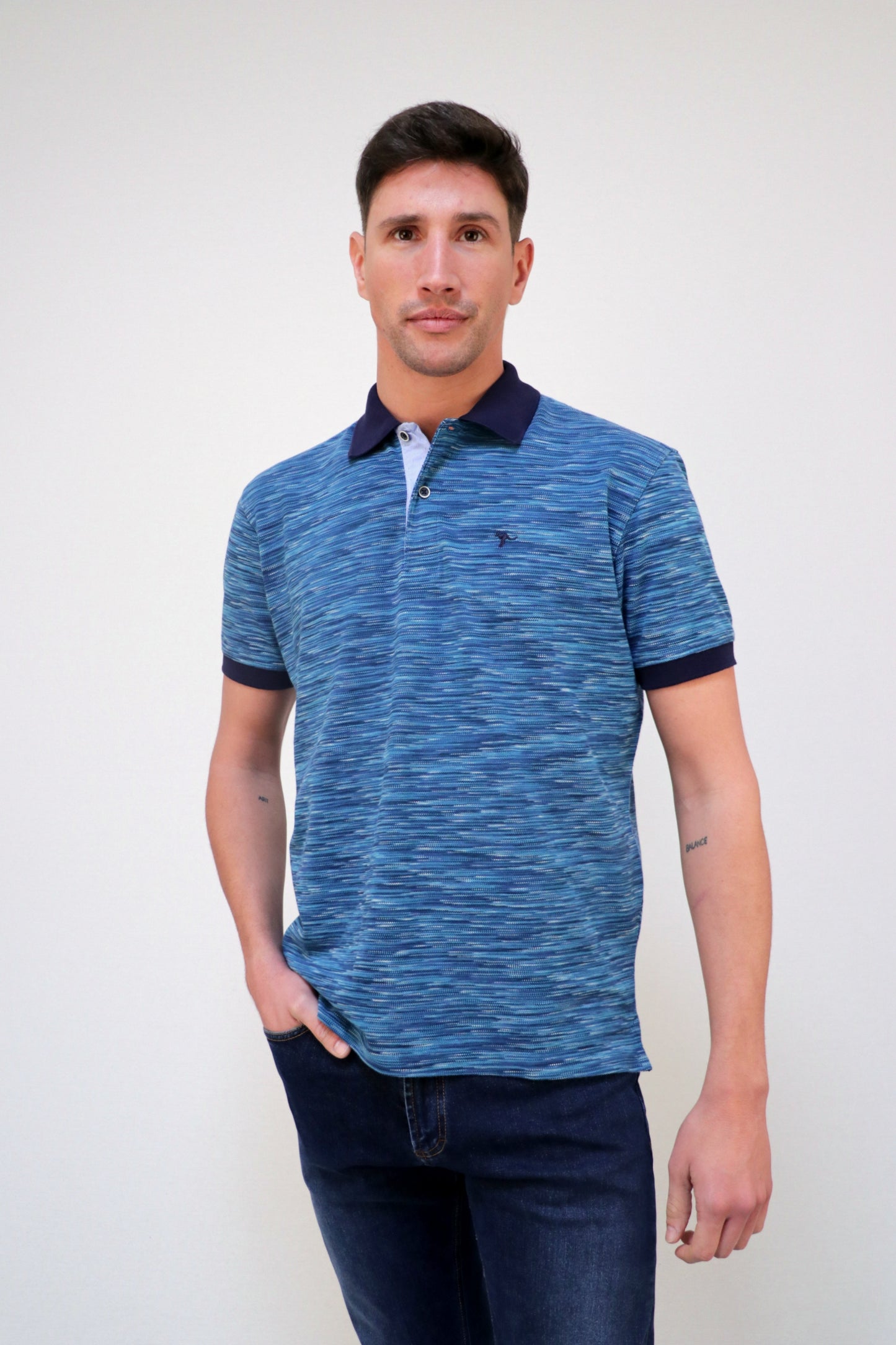 Polo Pique Flamé