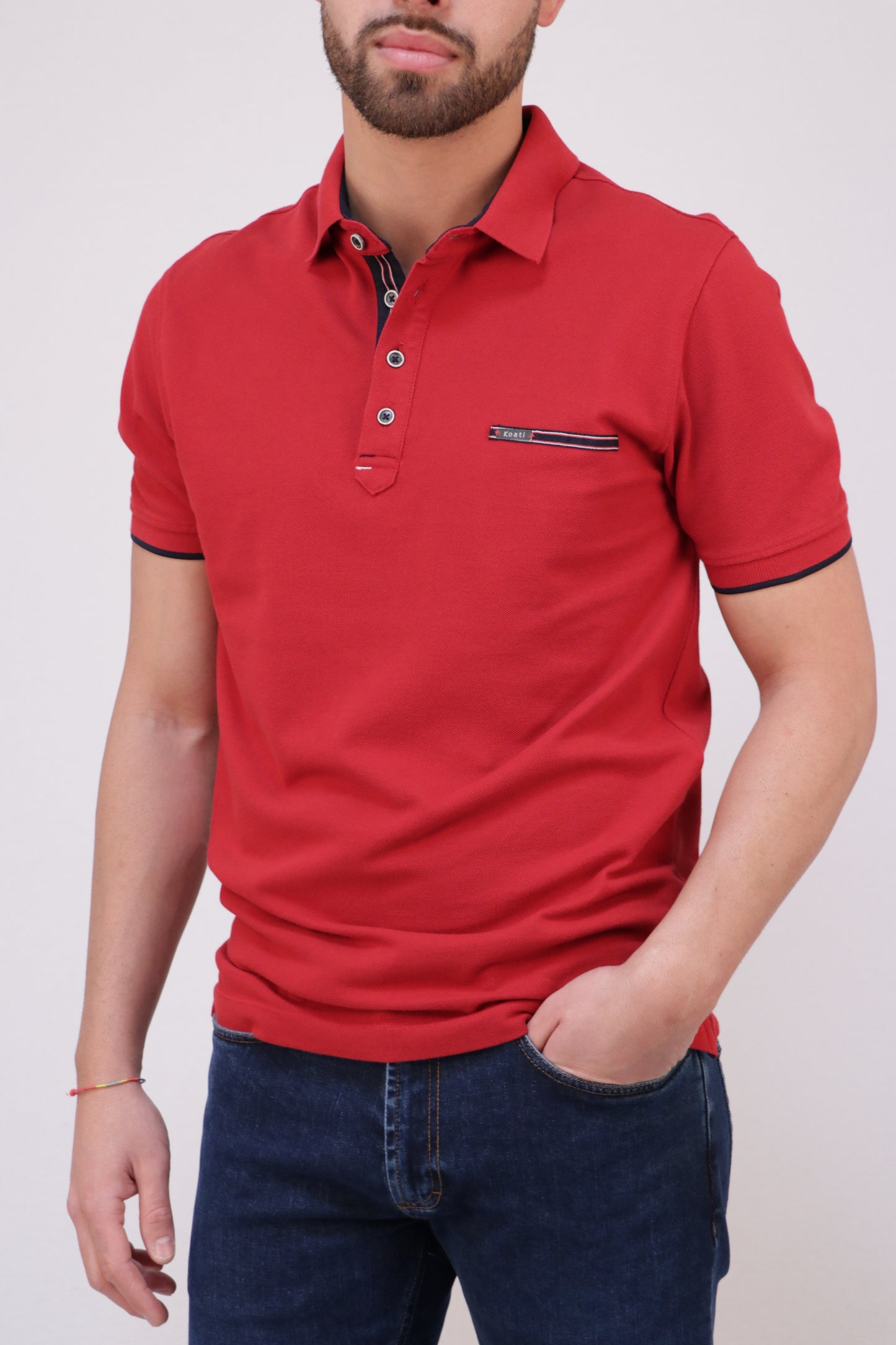 Polo Piqué Com Pé-Gola
