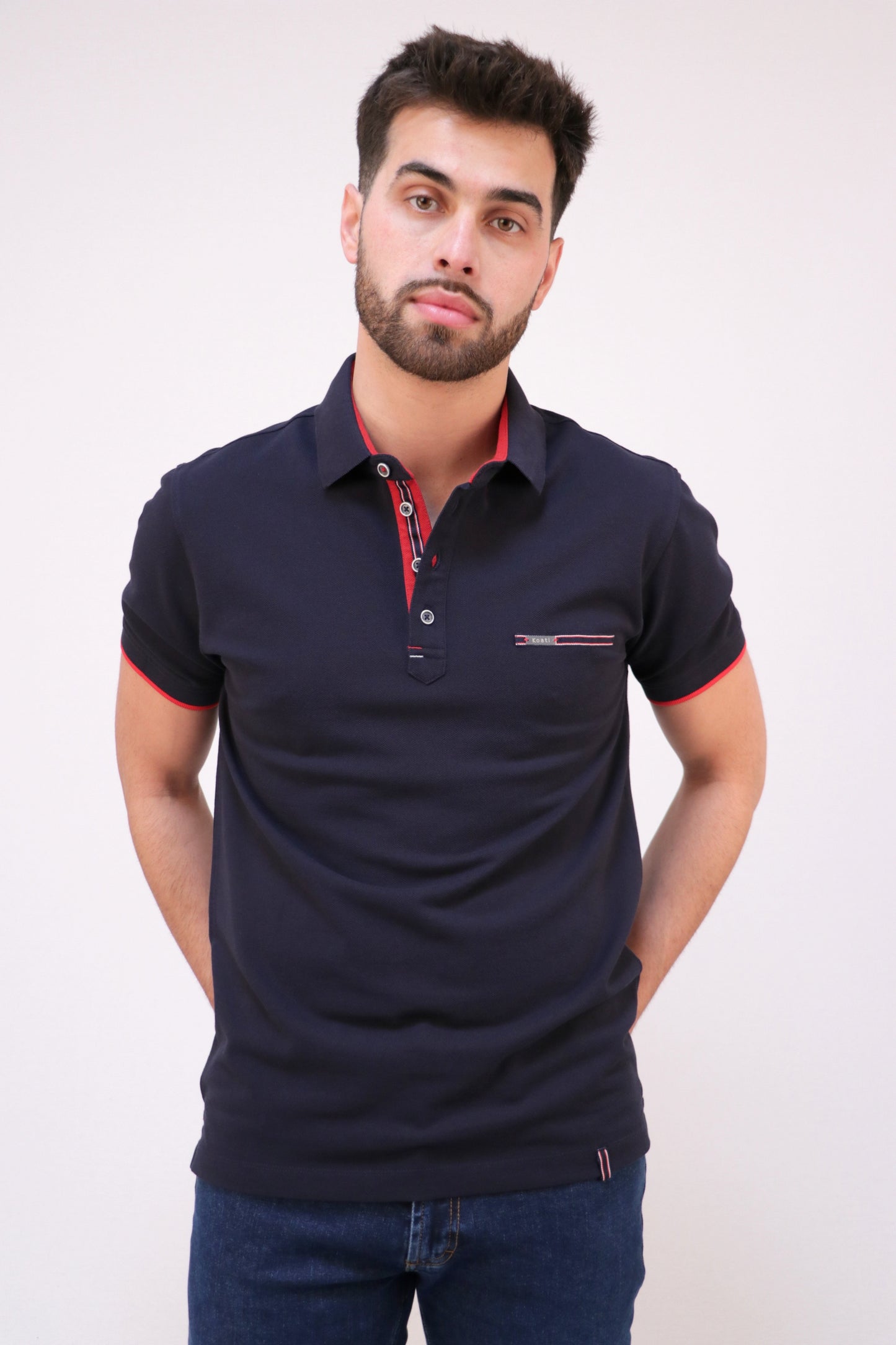 Polo Piqué Com Pé-Gola
