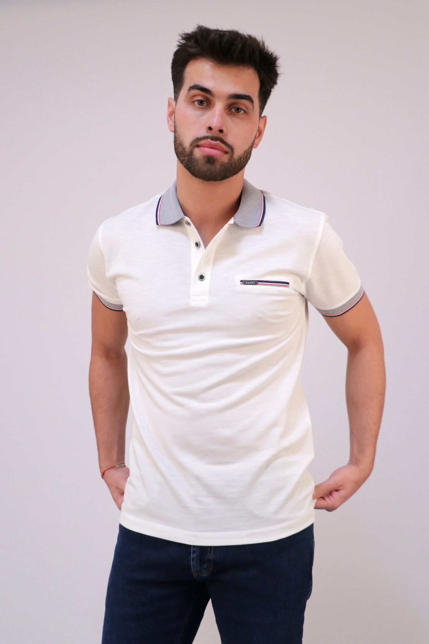 Polo Piqué Flamé com Bolso Interior