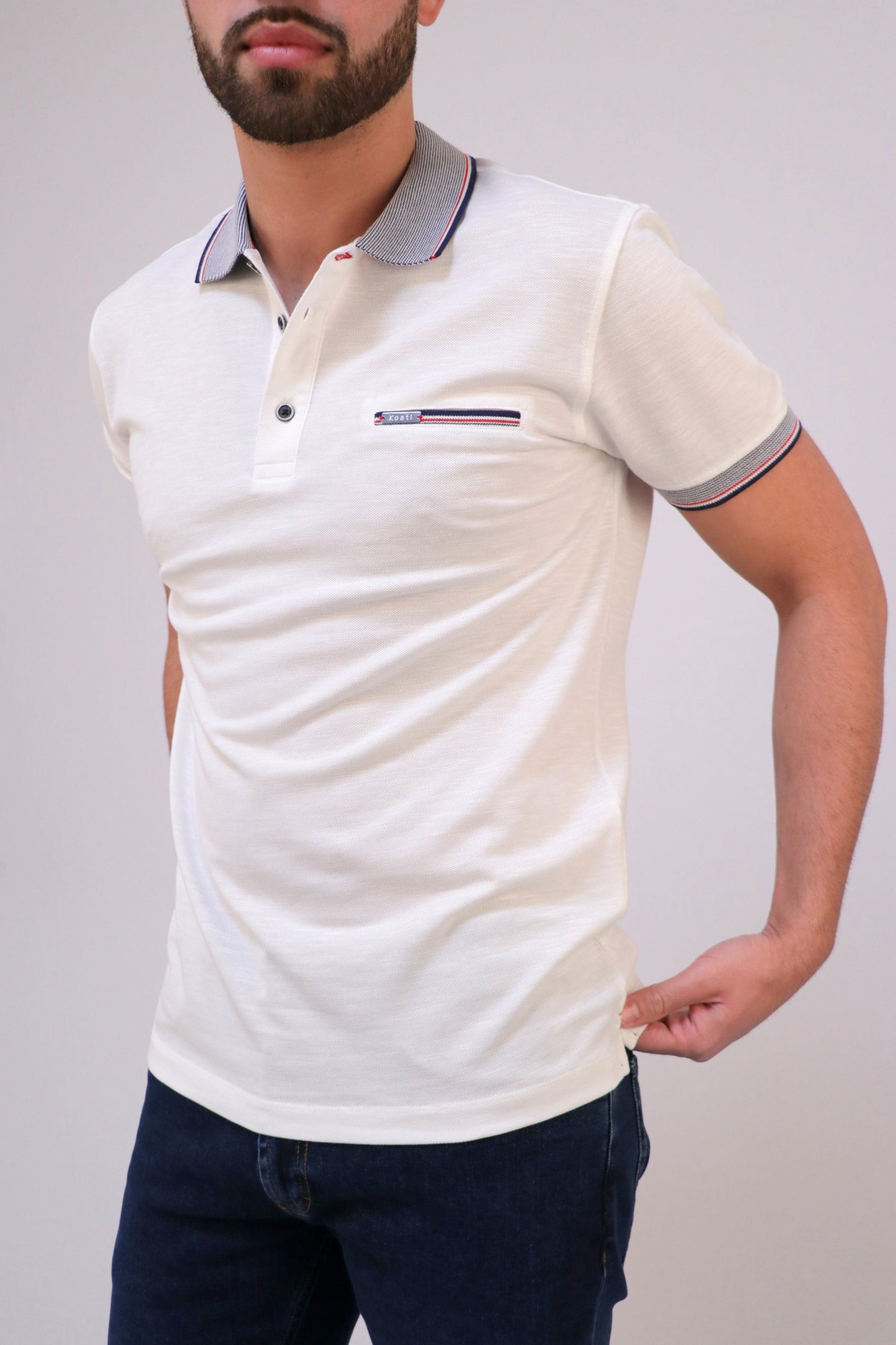 Polo Piqué Flamé com Bolso Interior