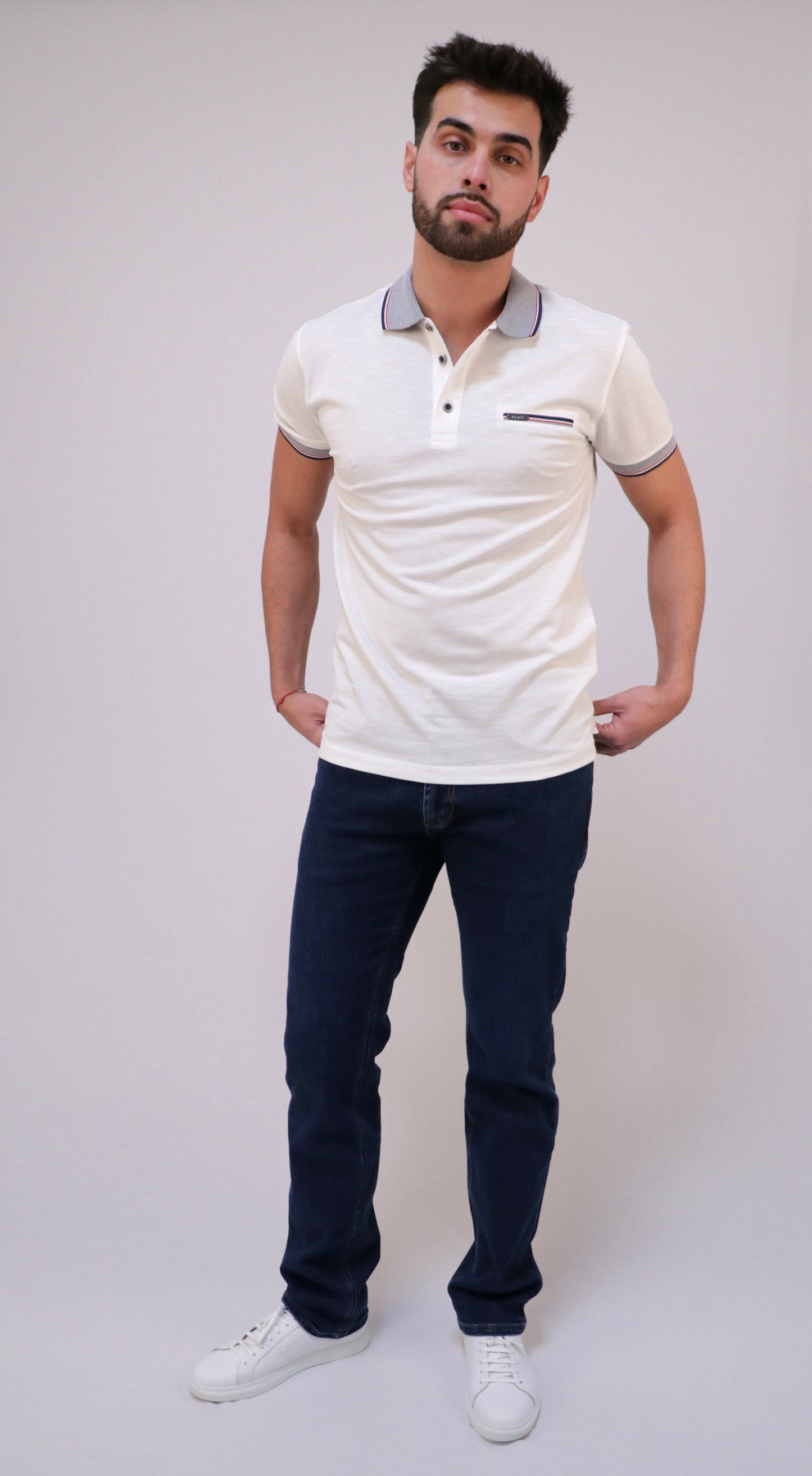 Polo Piqué Flamé com Bolso Interior