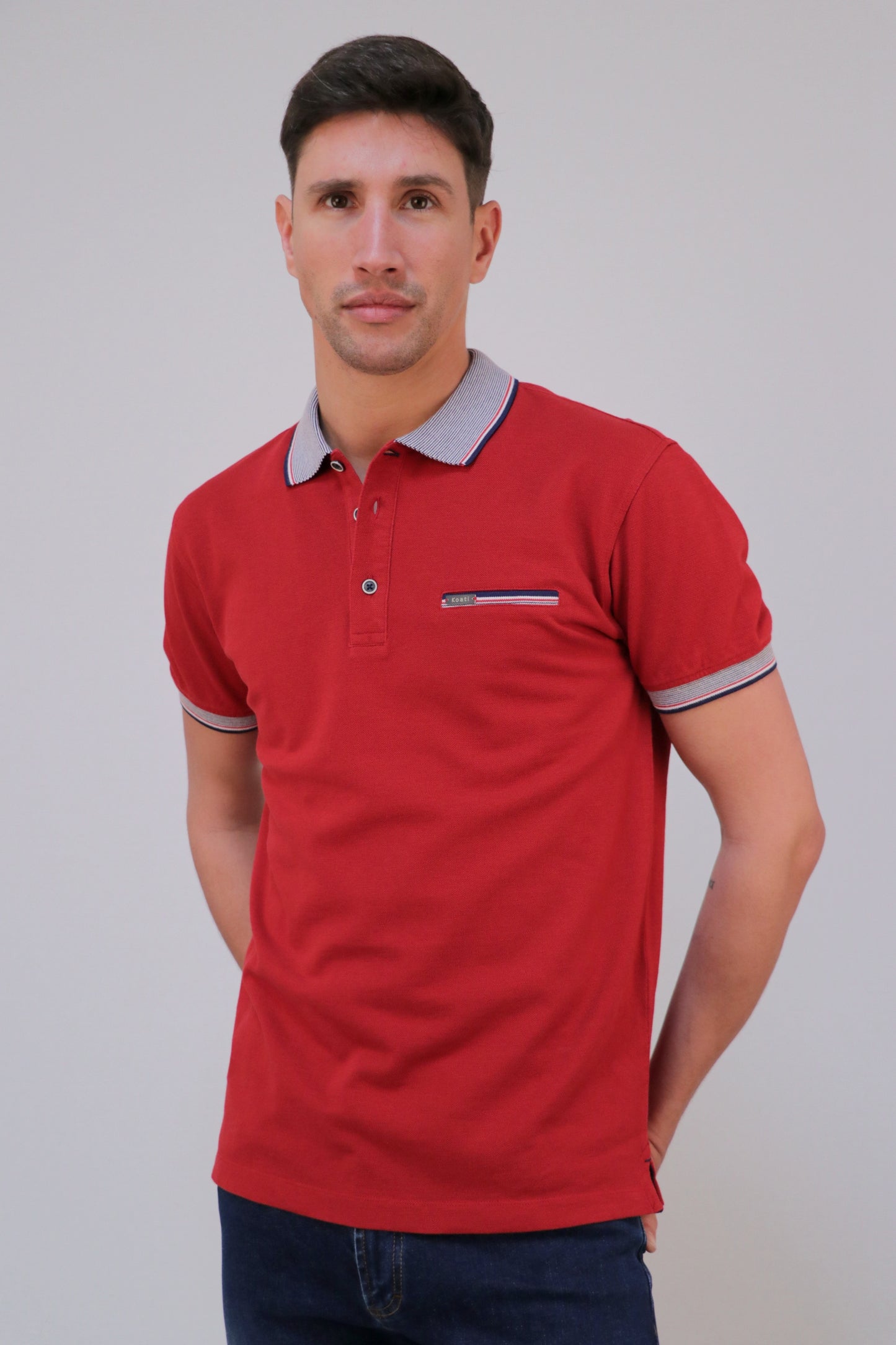 Polo Piqué Flamé com Bolso Interior