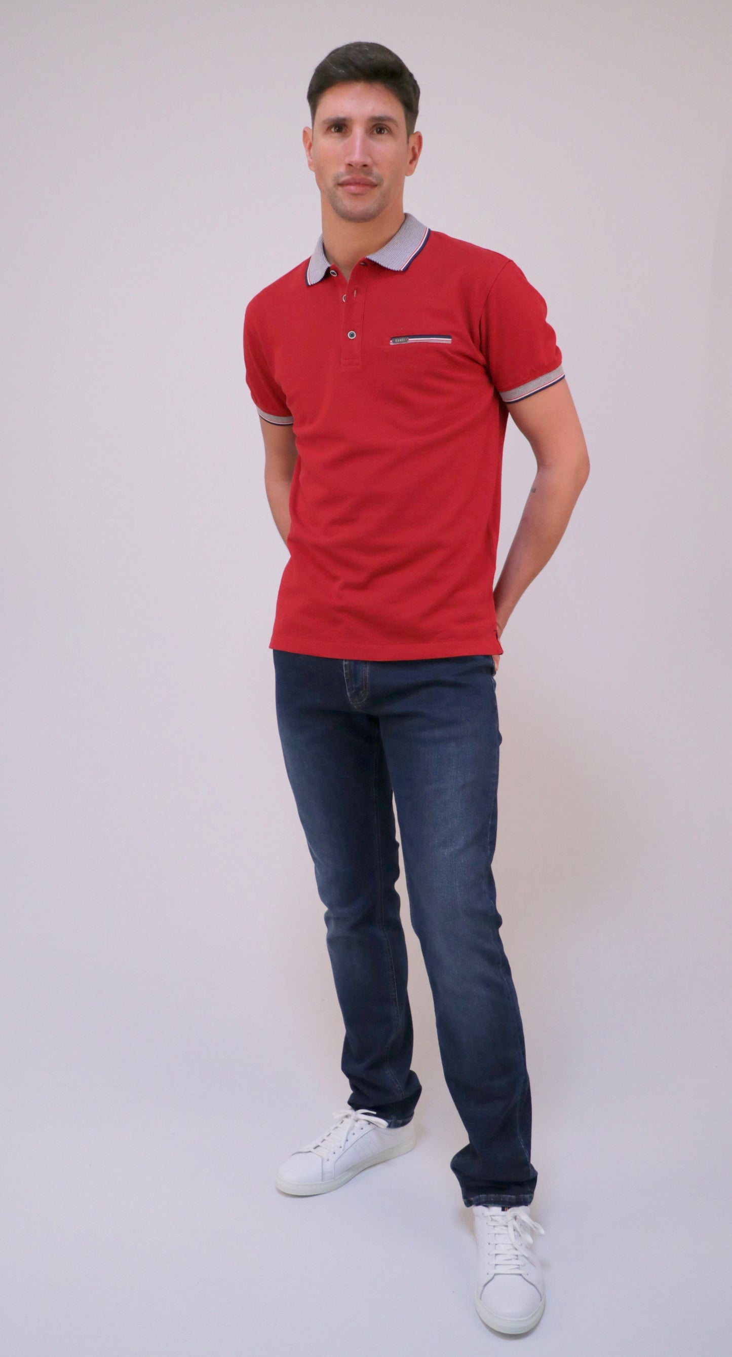 Polo Piqué Flamé com Bolso Interior