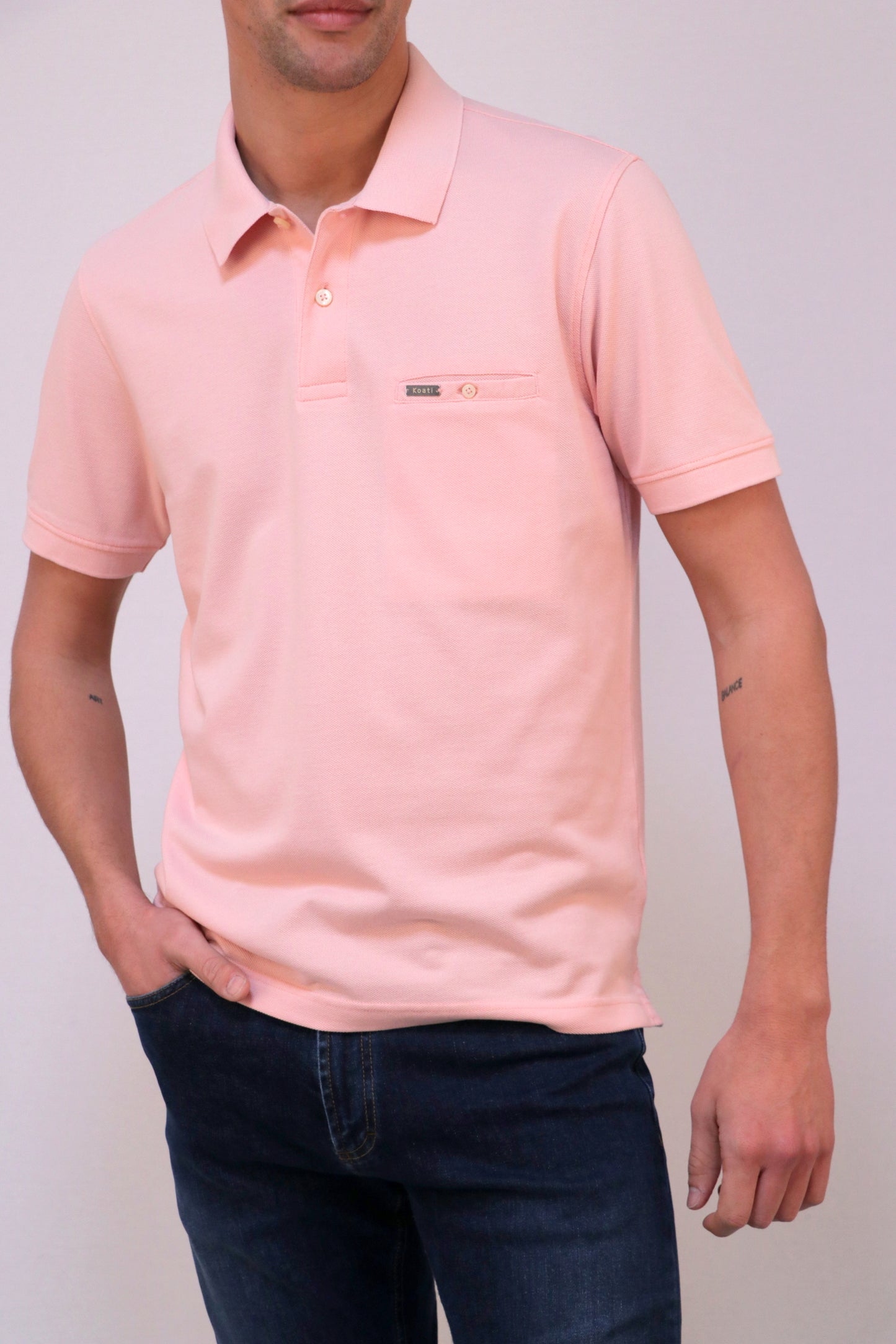 Polo Piqué com Bolso Interior