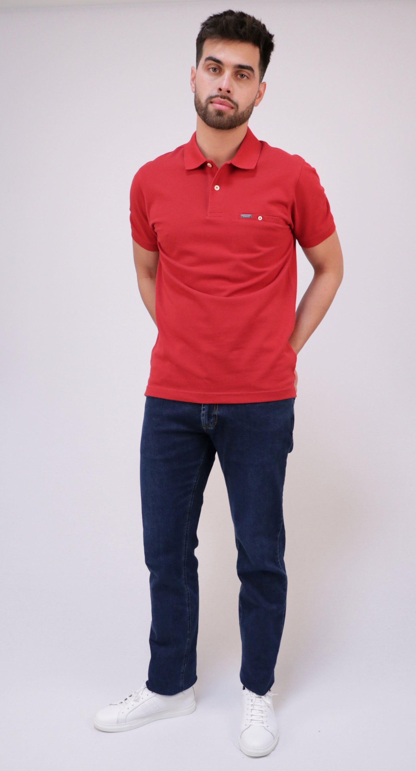 Polo Piqué com Bolso Interior