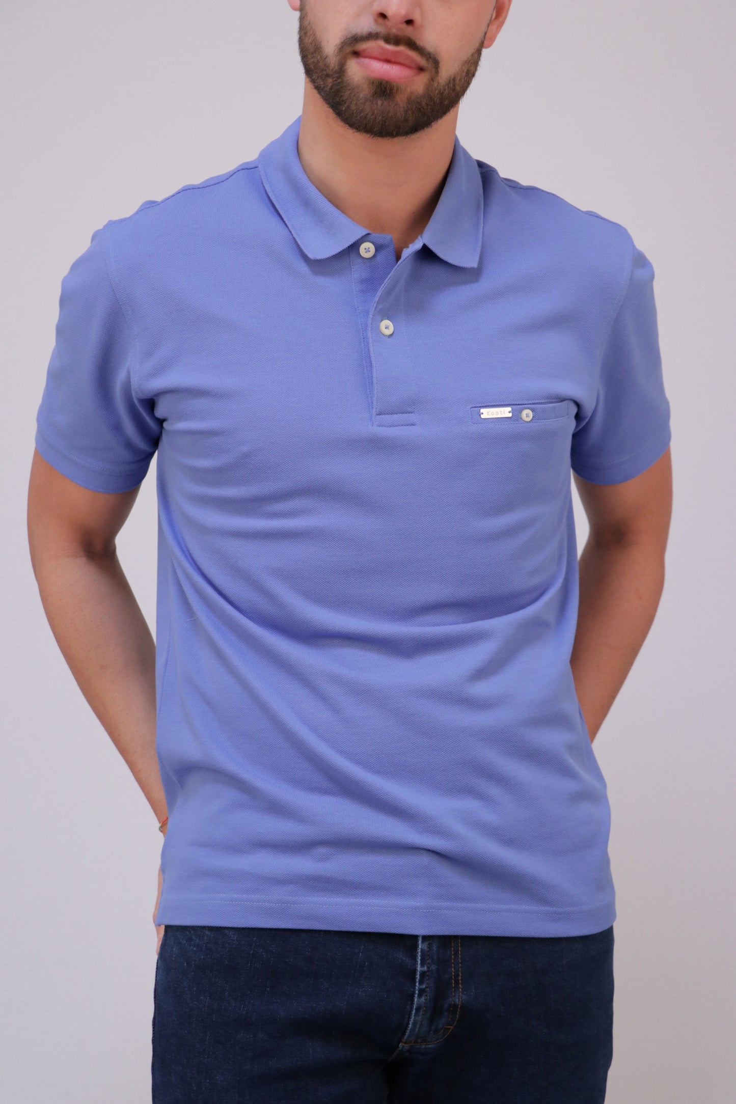 Polo Piqué com Bolso Interior