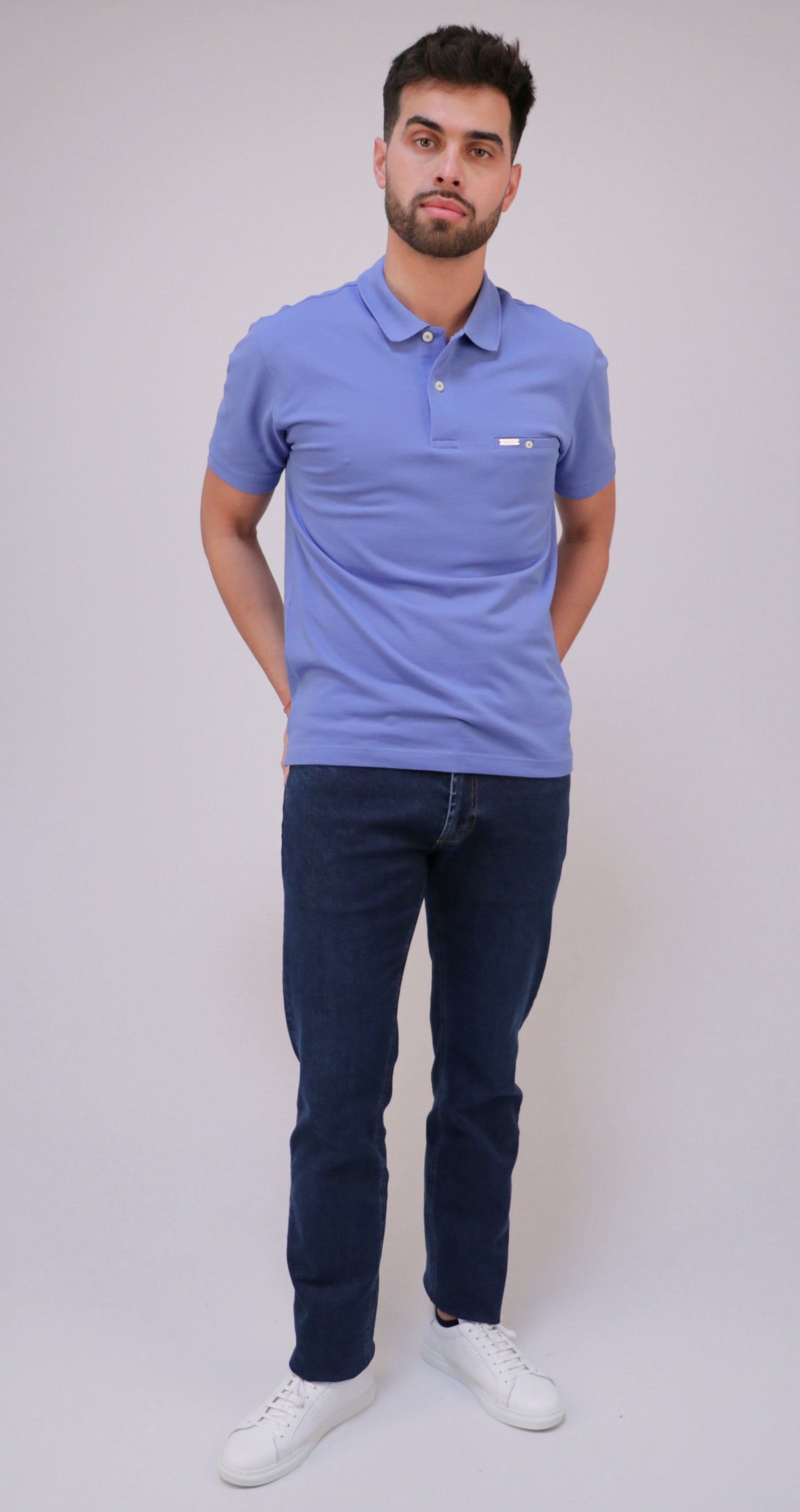 Polo Piqué com Bolso Interior