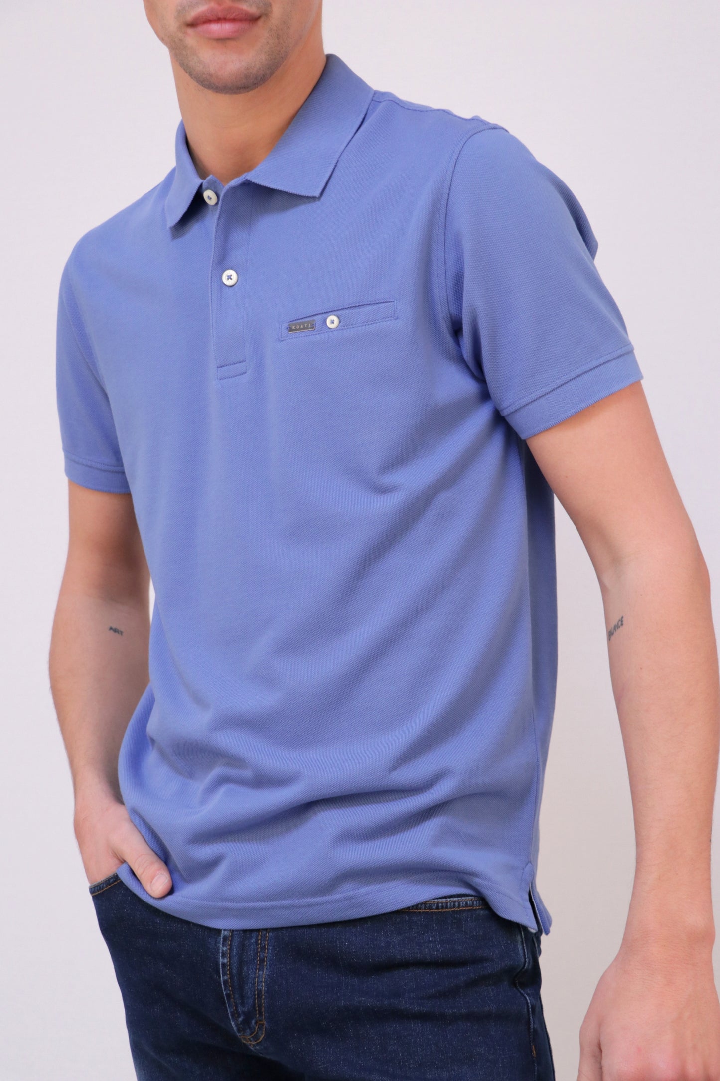 Polo Piqué com Bolso Interior
