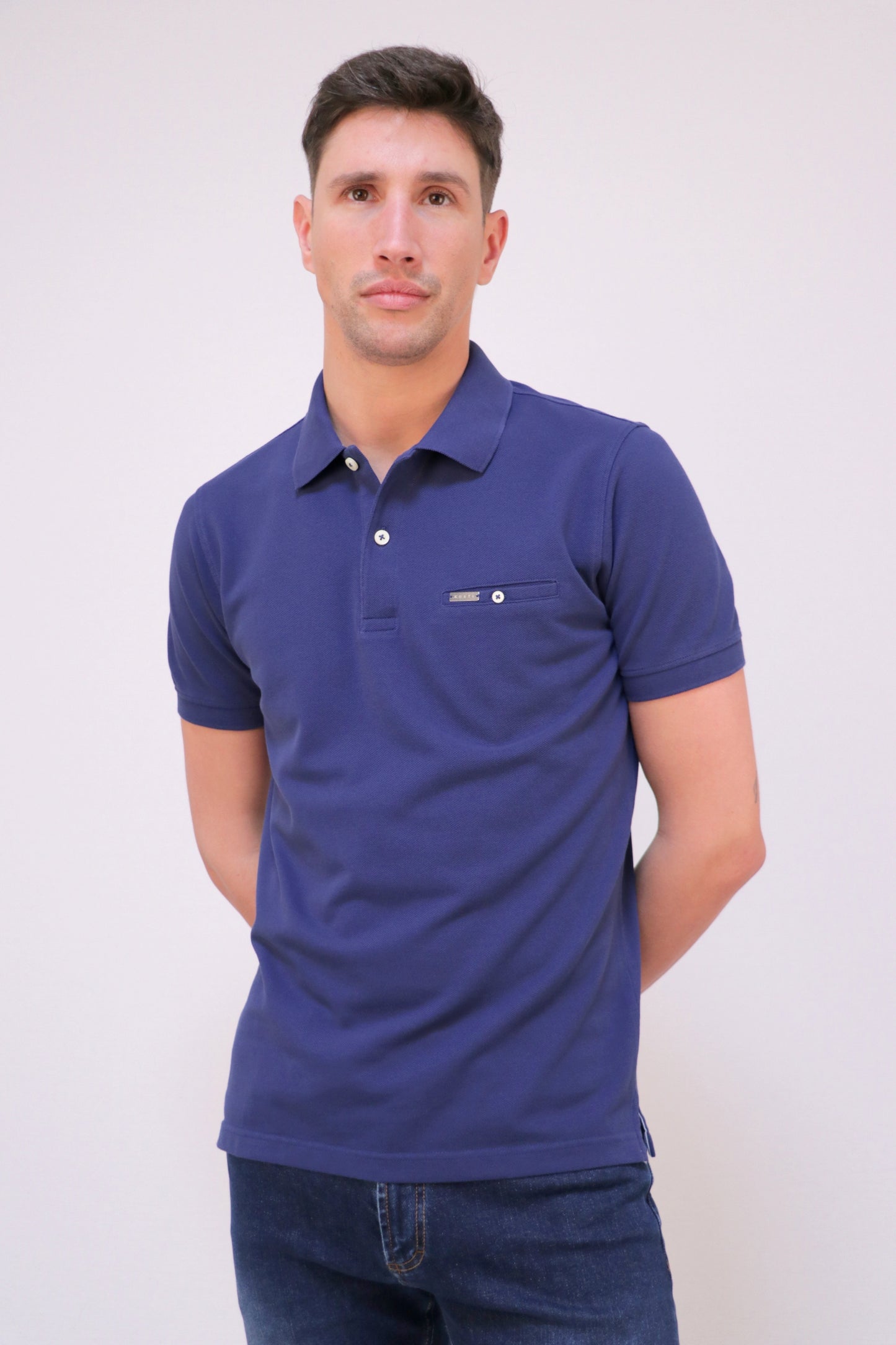 Polo Piqué com Bolso Interior