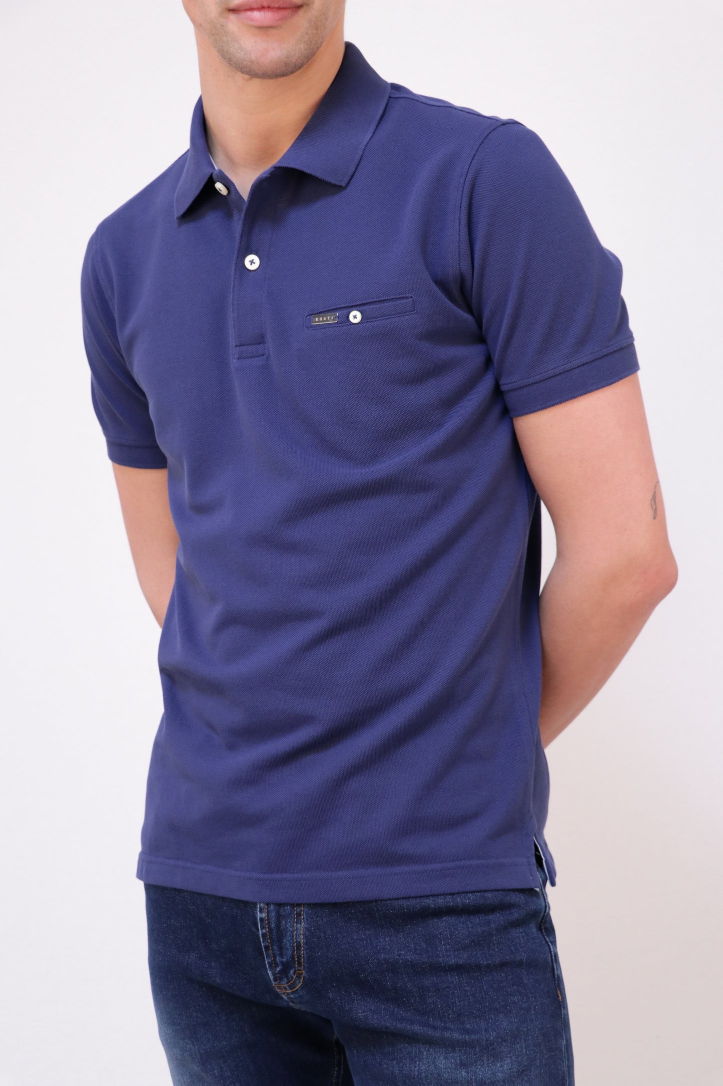 Polo Piqué com Bolso Interior