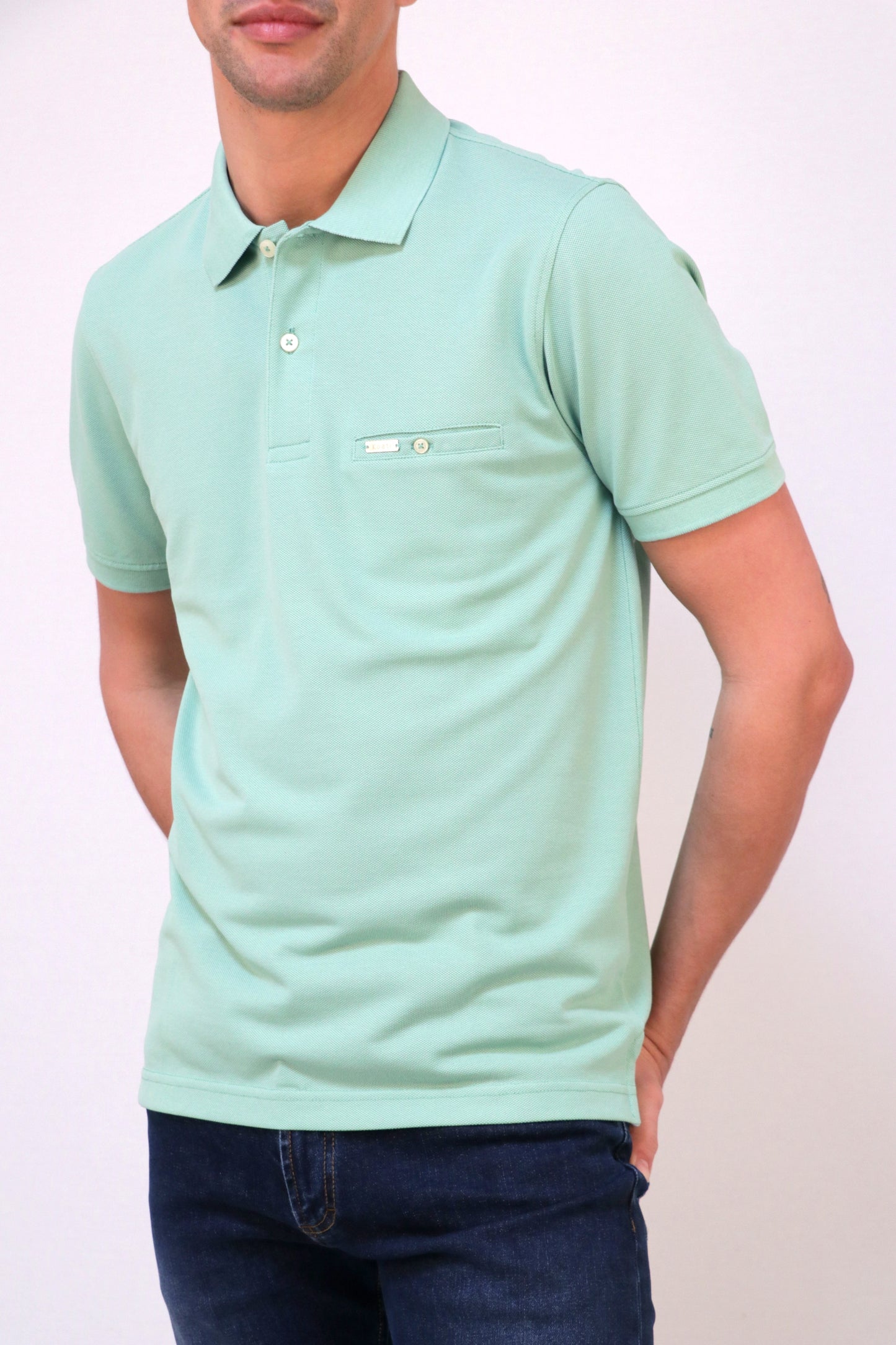 Polo Piqué com Bolso Interior