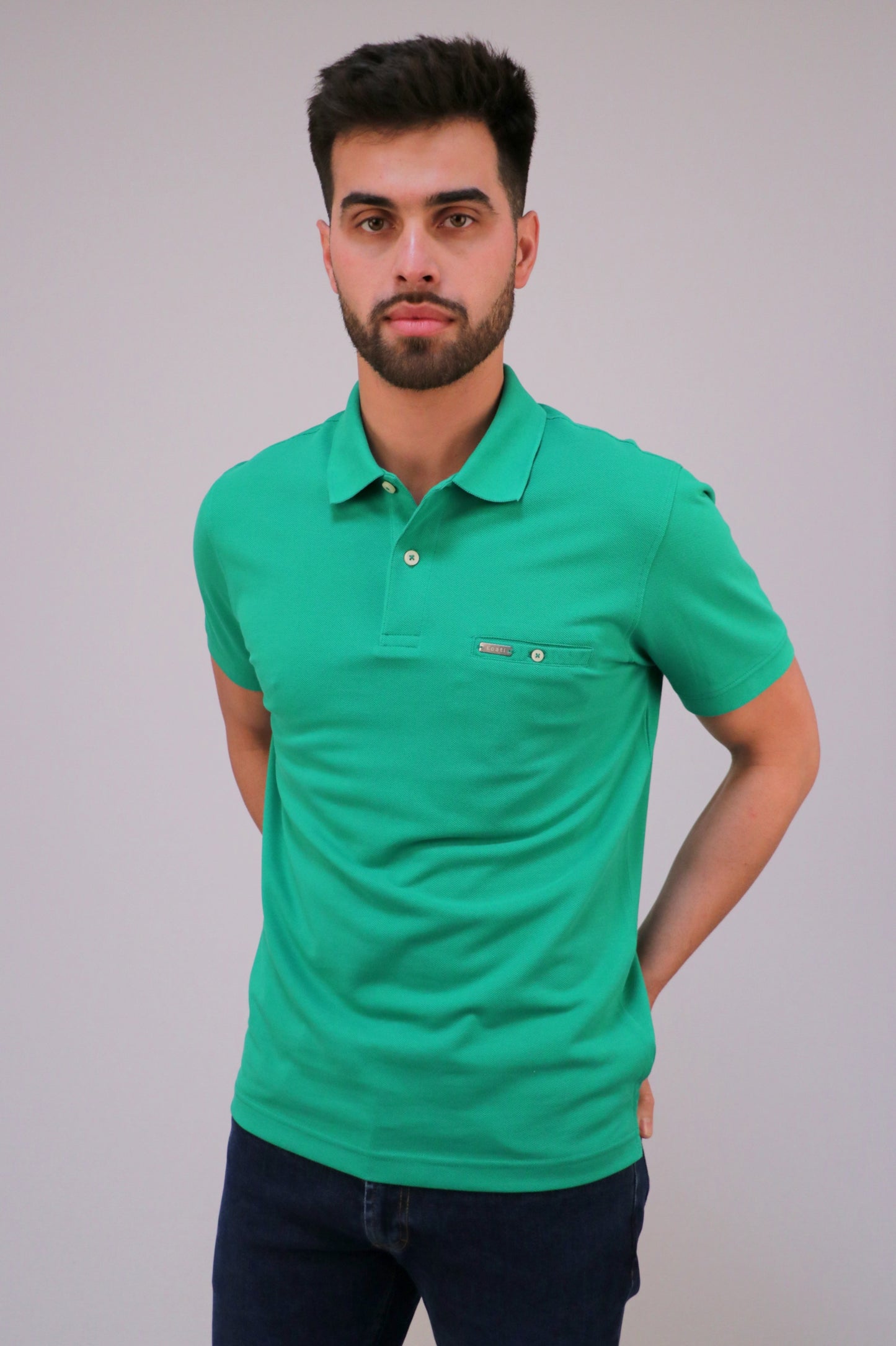 Polo Piqué com Bolso Interior