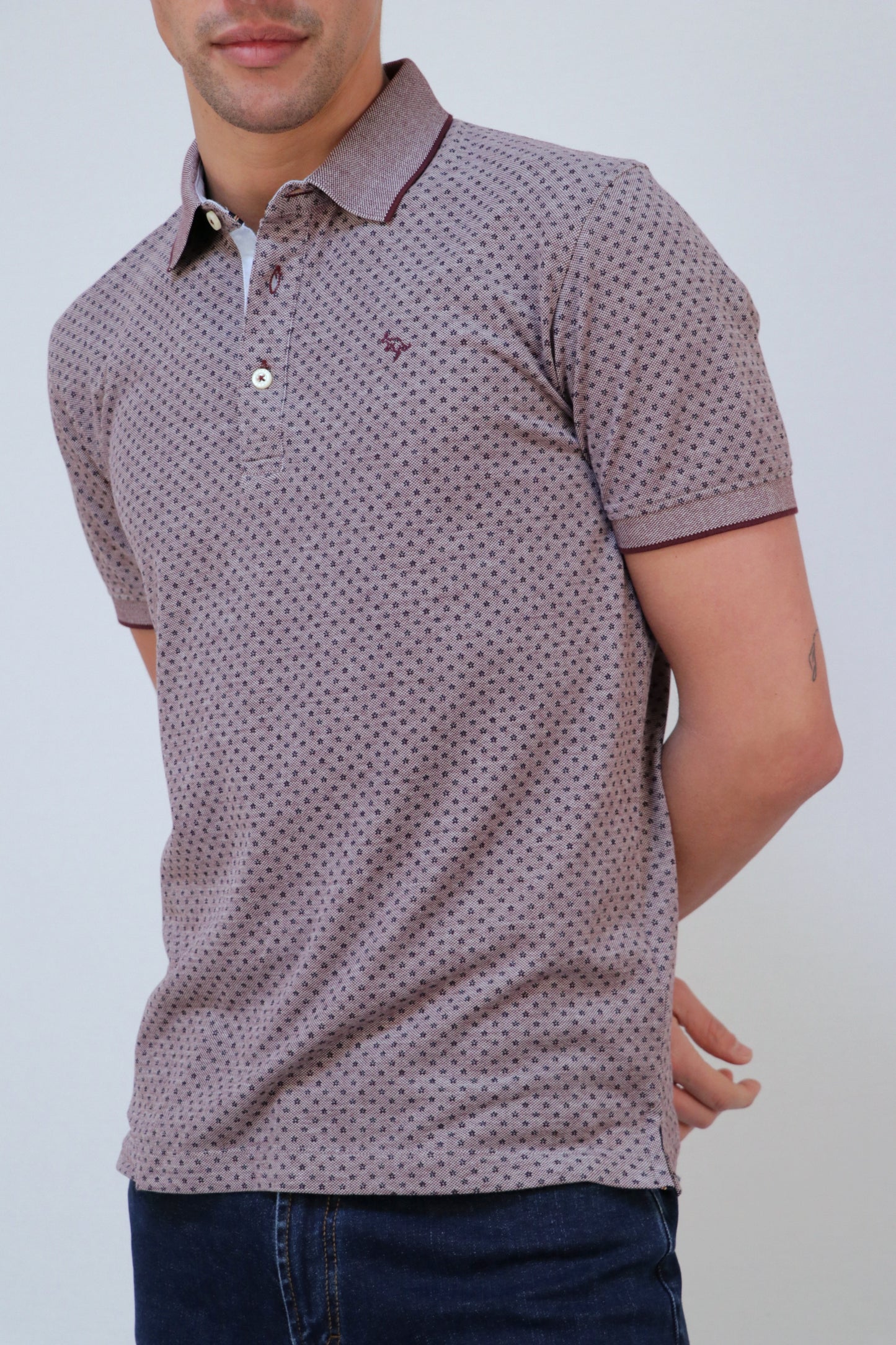Polo Piqué Vanizado Estampado