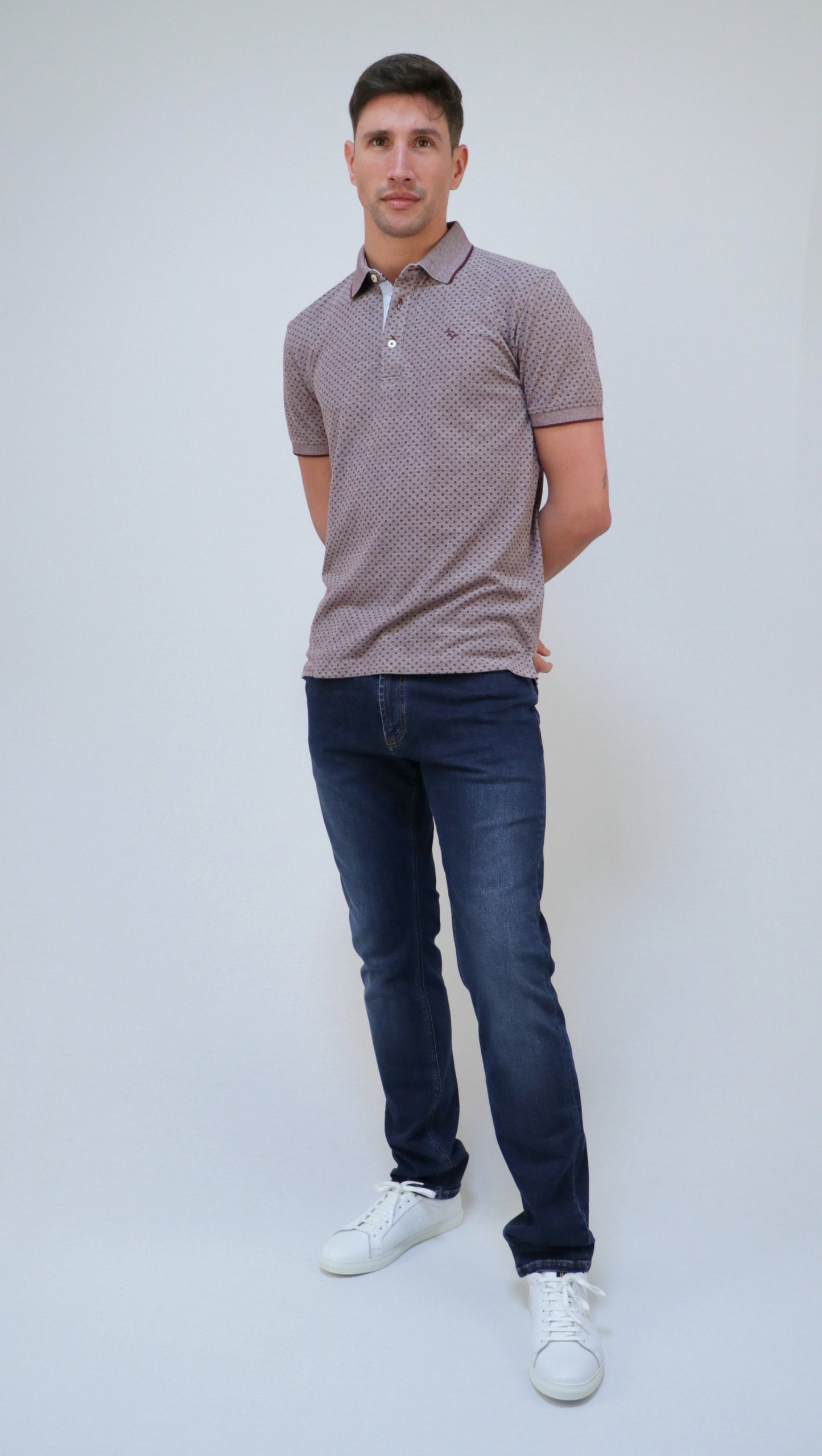 Polo Piqué Vanizado Estampado