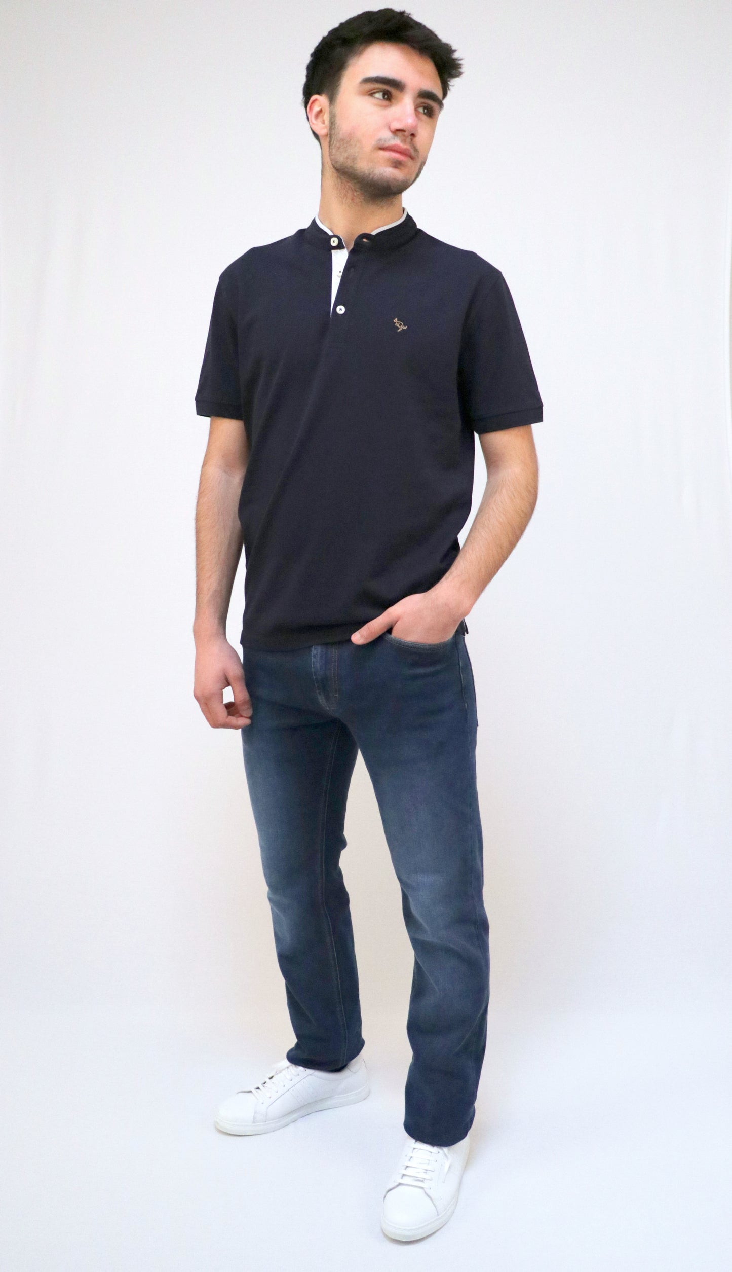 Polo Piqué com Pé de Gola