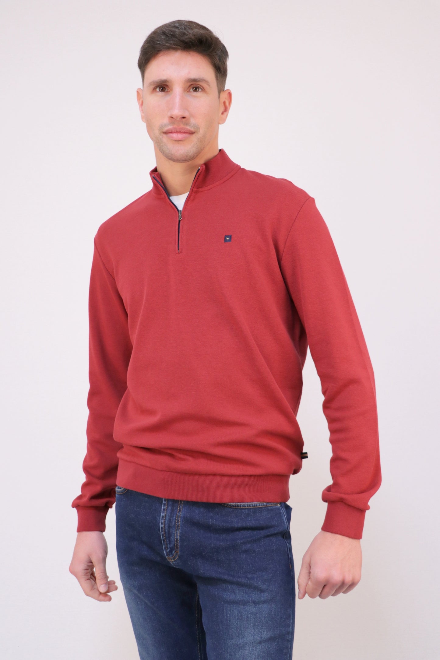 Sweat Interlock Com Fecho Espiral