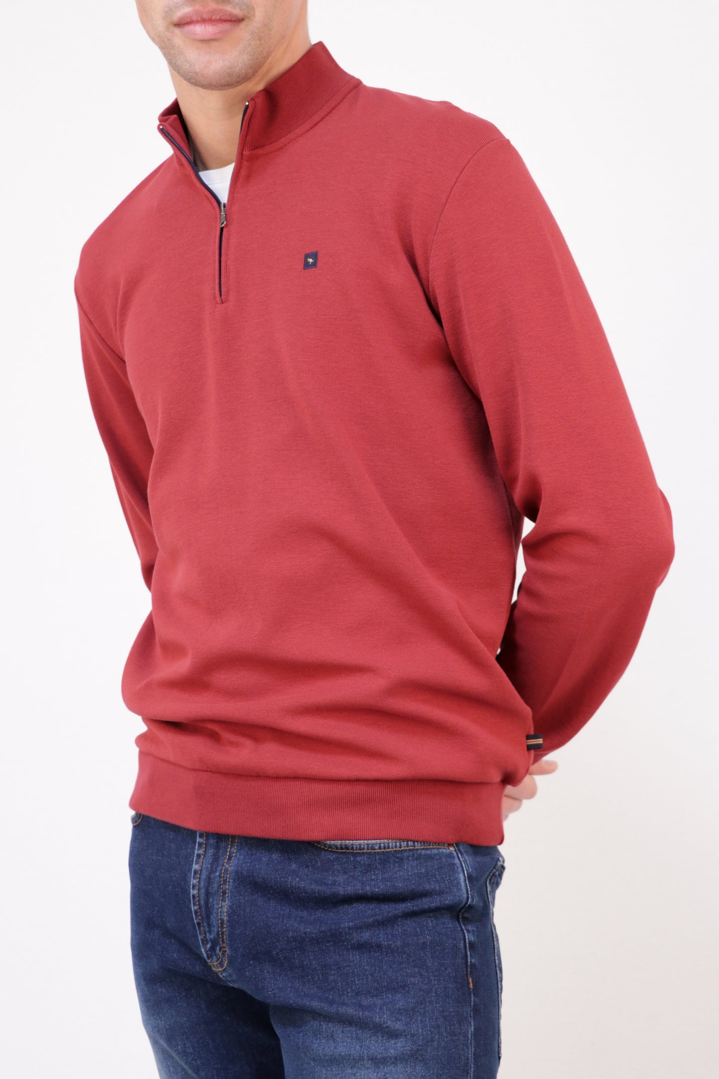 Sweat Interlock Com Fecho Espiral