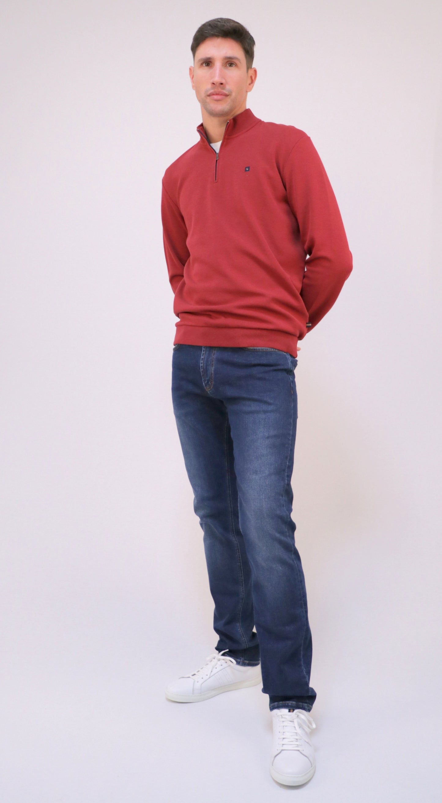 Sweat Interlock Com Fecho Espiral
