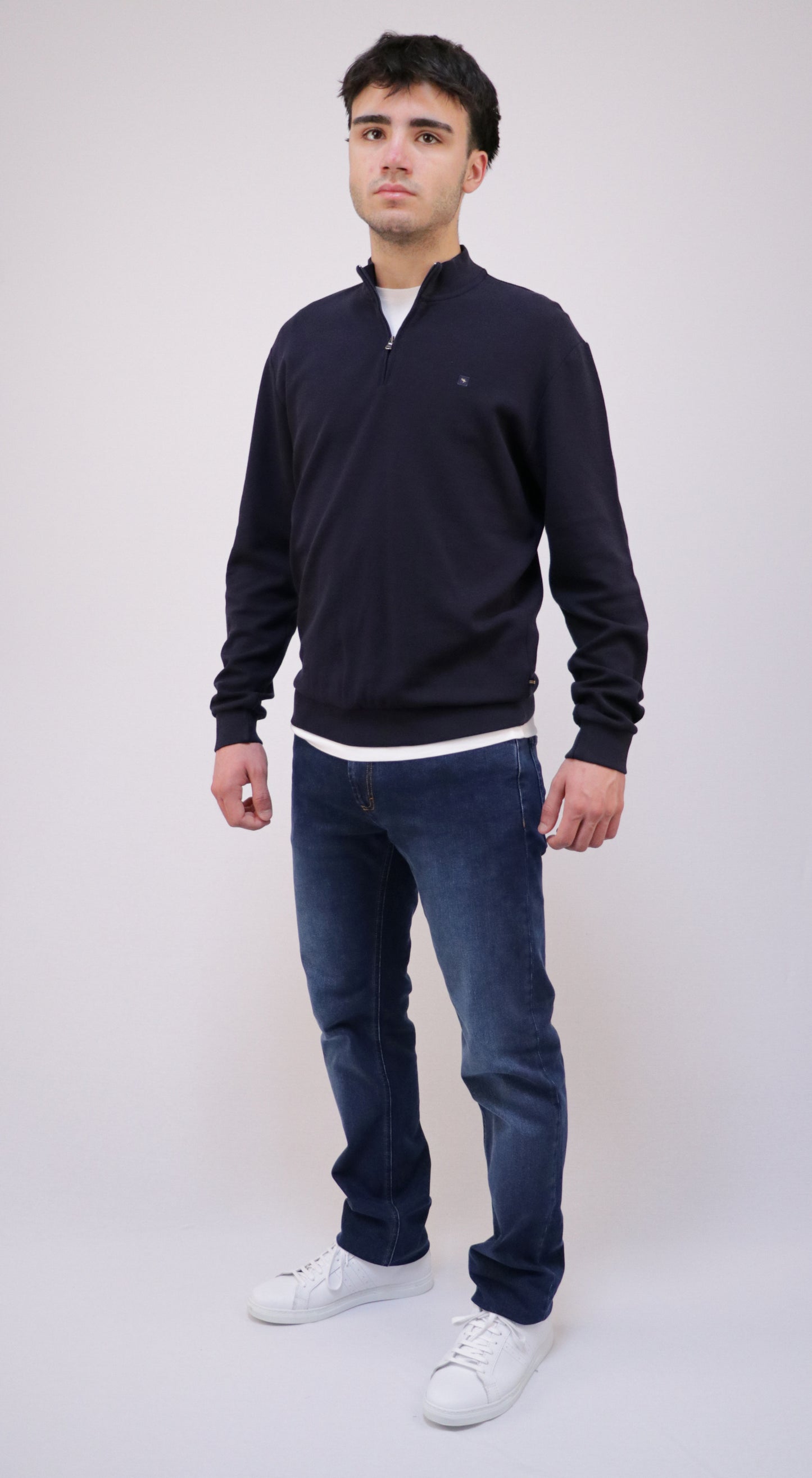 Sweat Interlock Com Fecho Espiral
