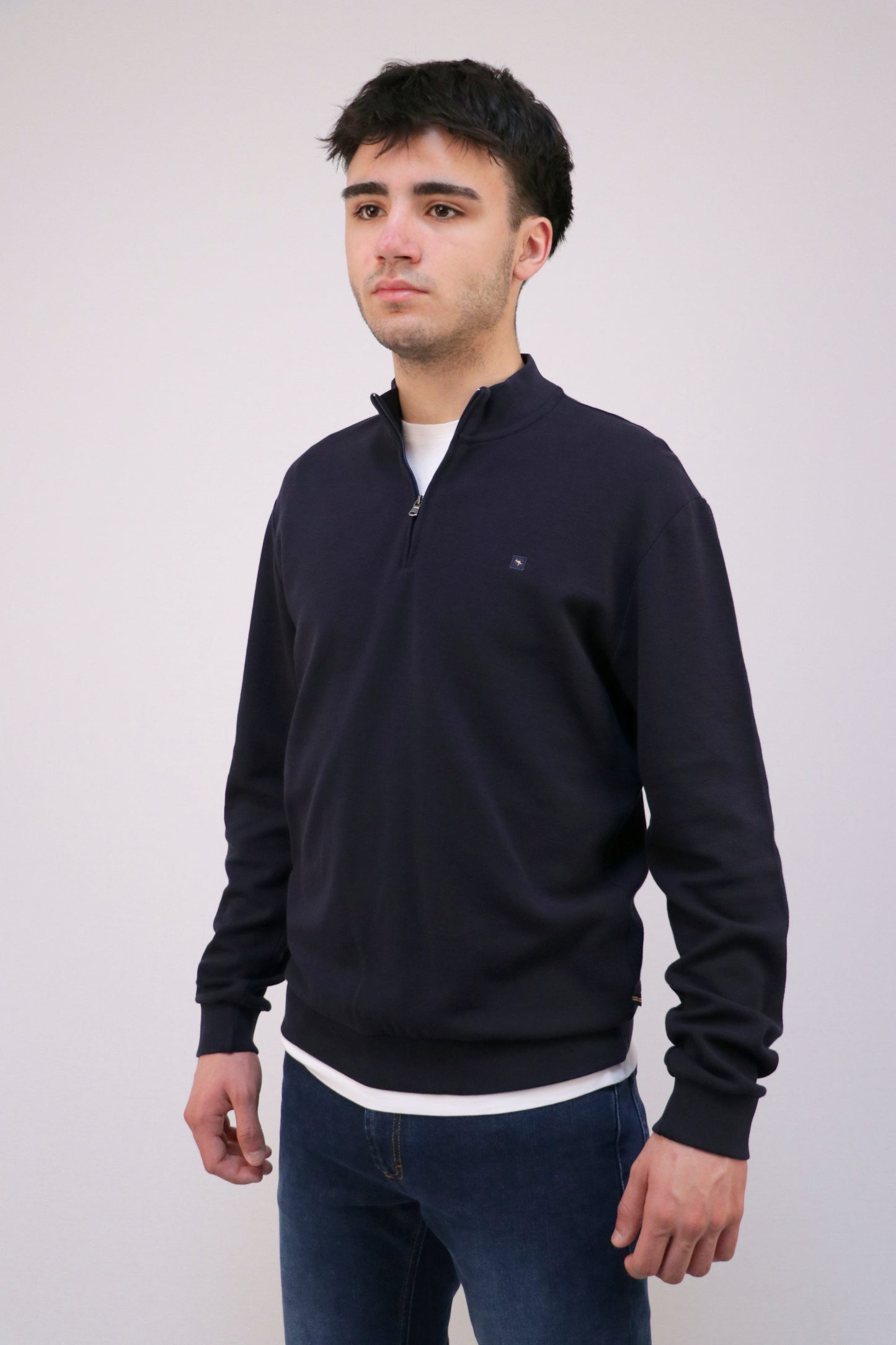 Sweat Interlock Com Fecho Espiral