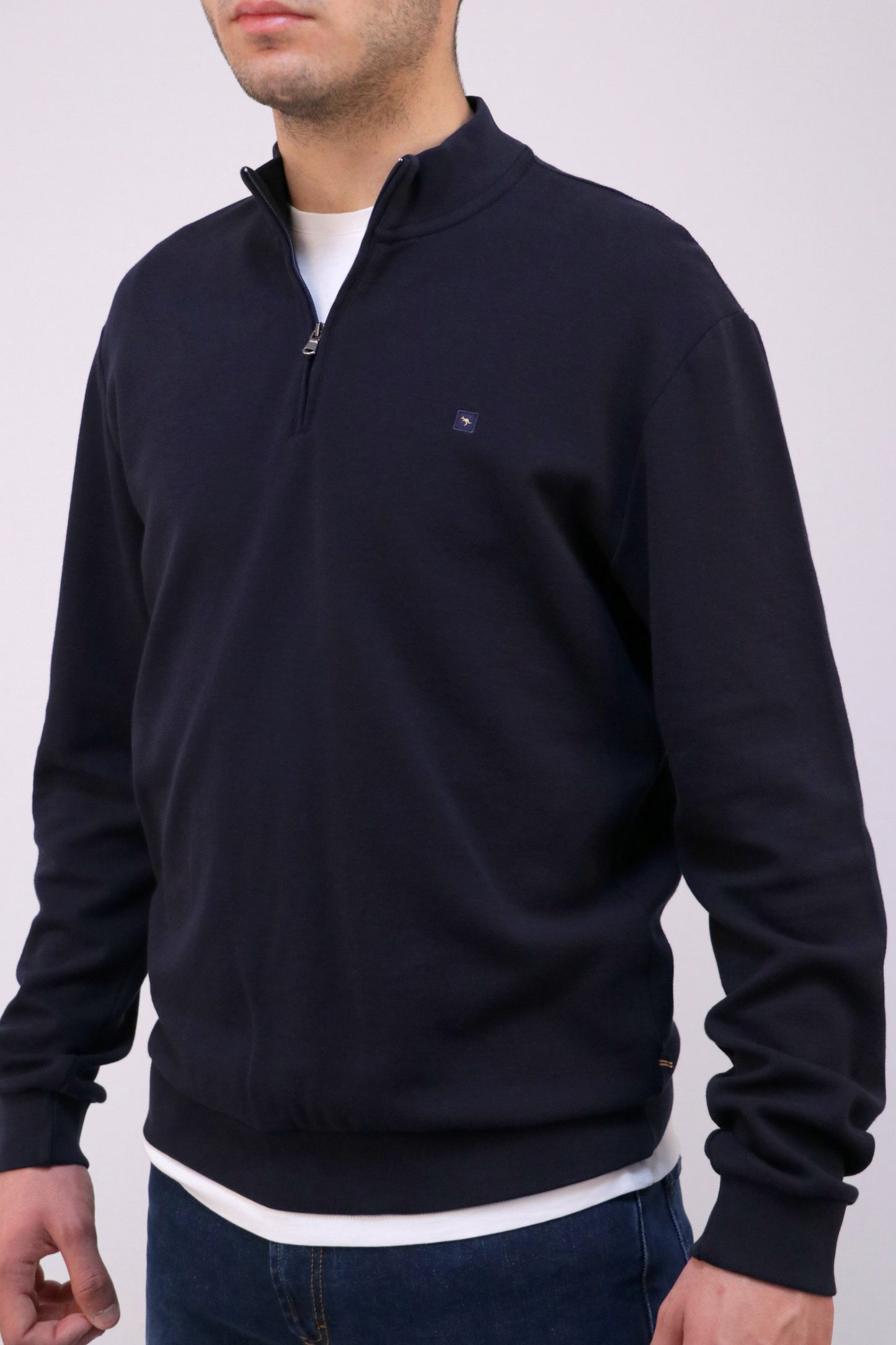Sweat Interlock Com Fecho Espiral