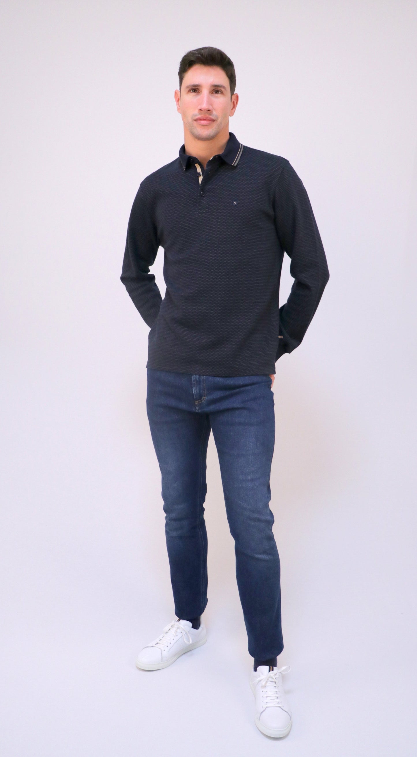 Polo Jacquard Pintas
