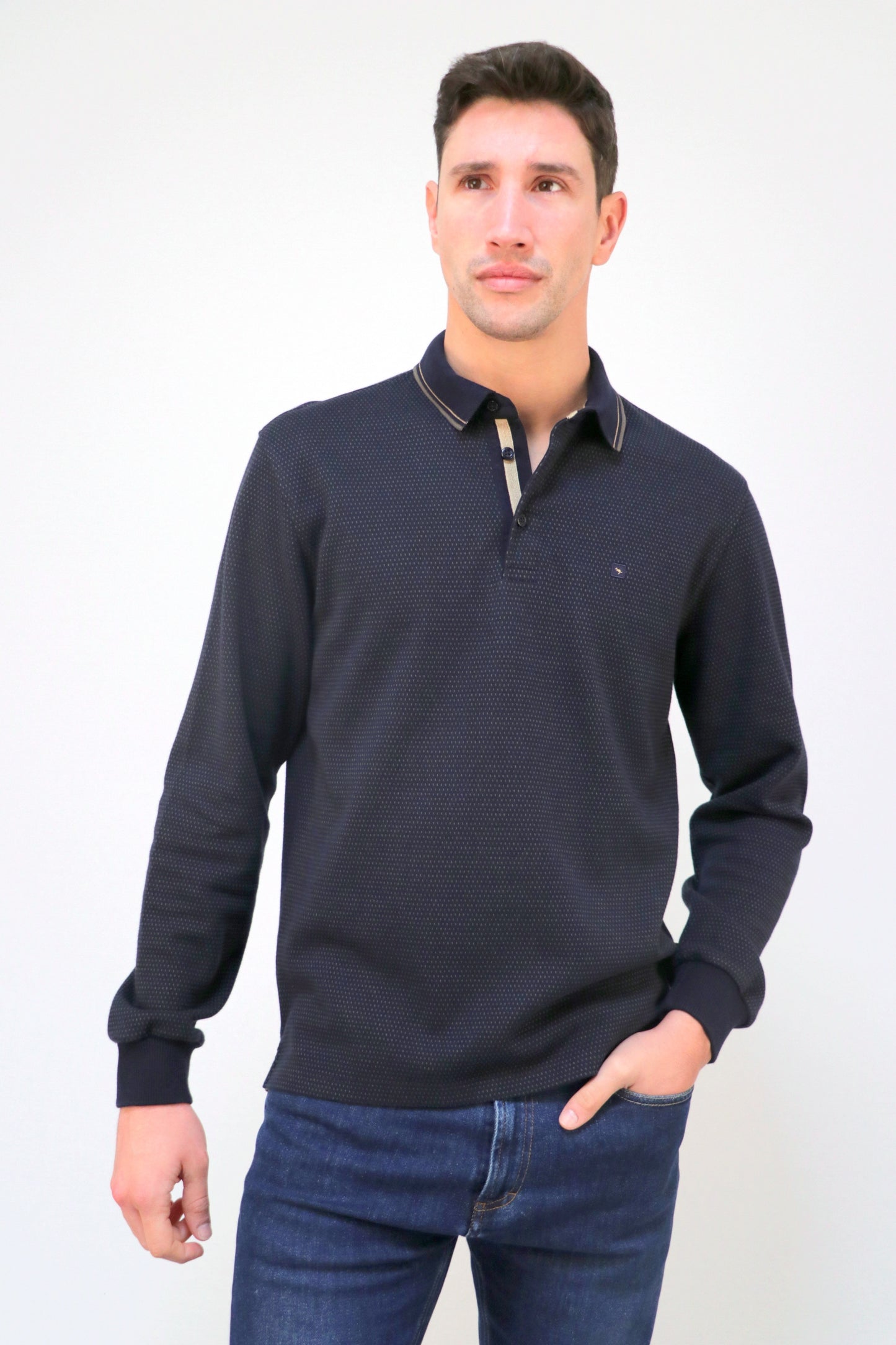 Polo Jacquard Pintas
