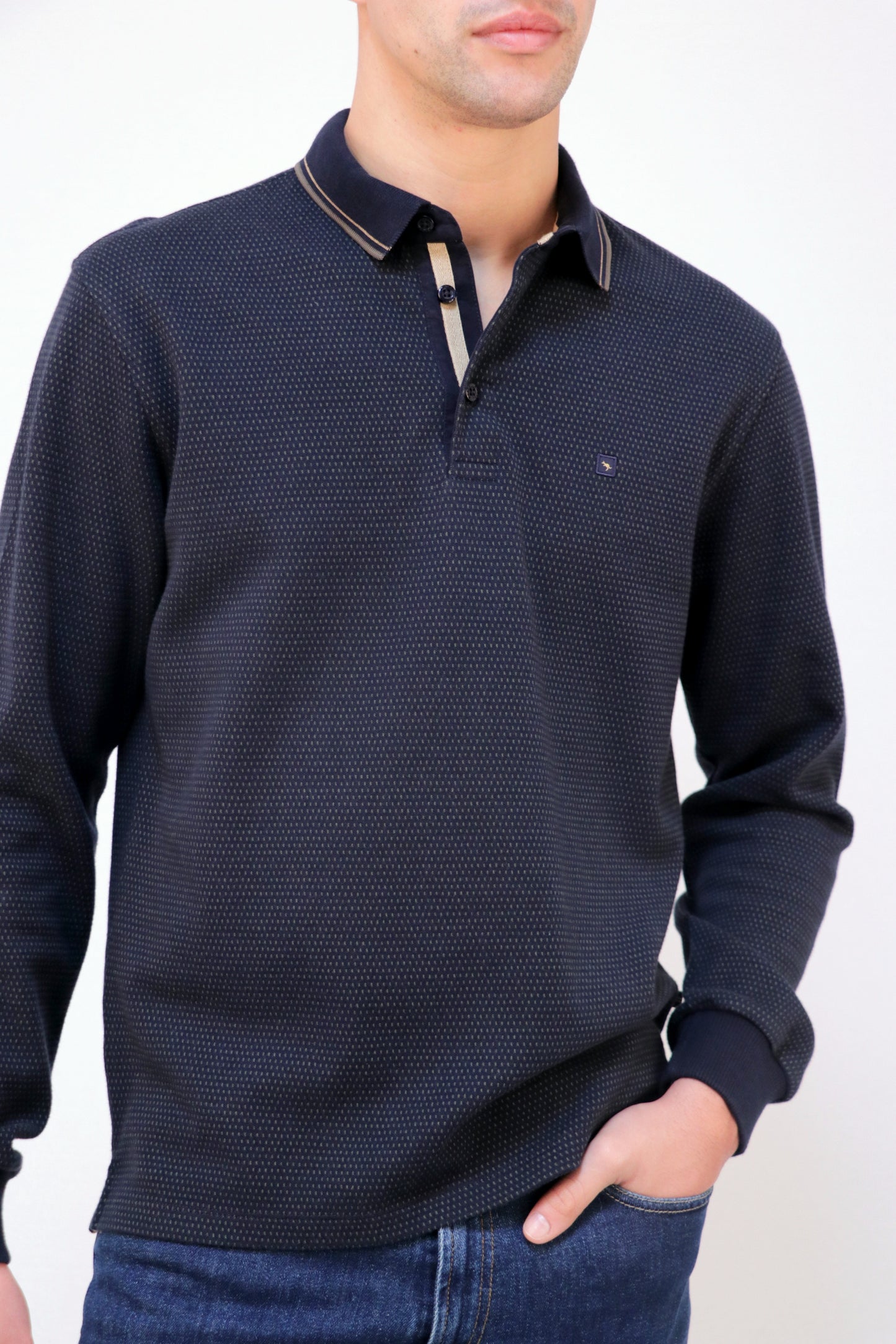 Polo Jacquard Pintas