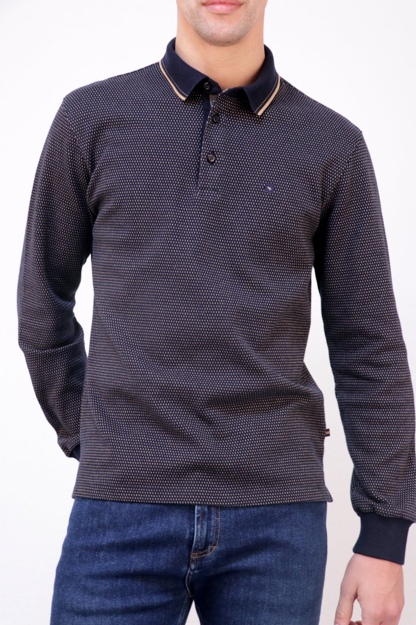 Polo Jacquard Pintas