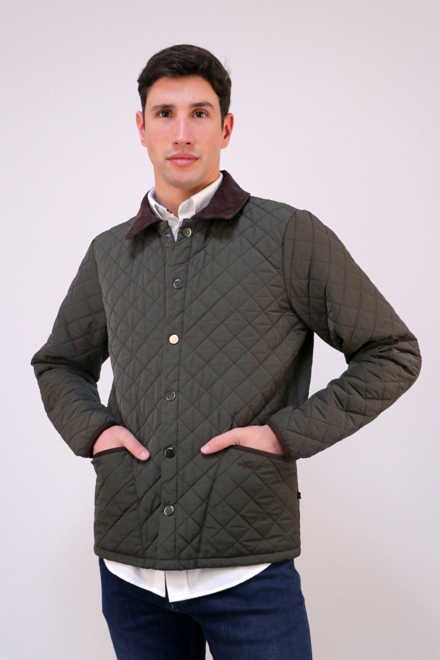 Parka Com Gola Tecido