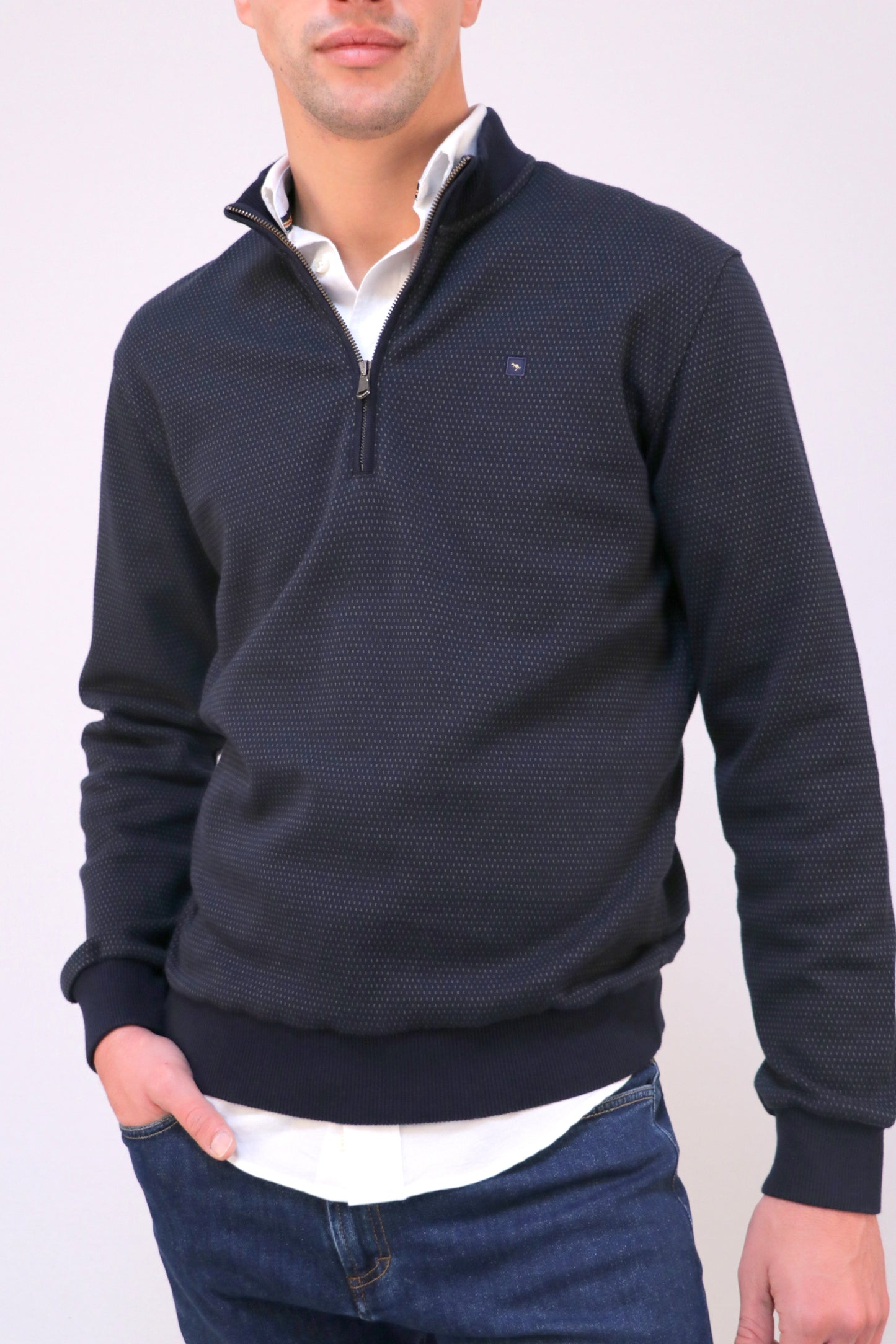 Sweat Jacquard Pintas