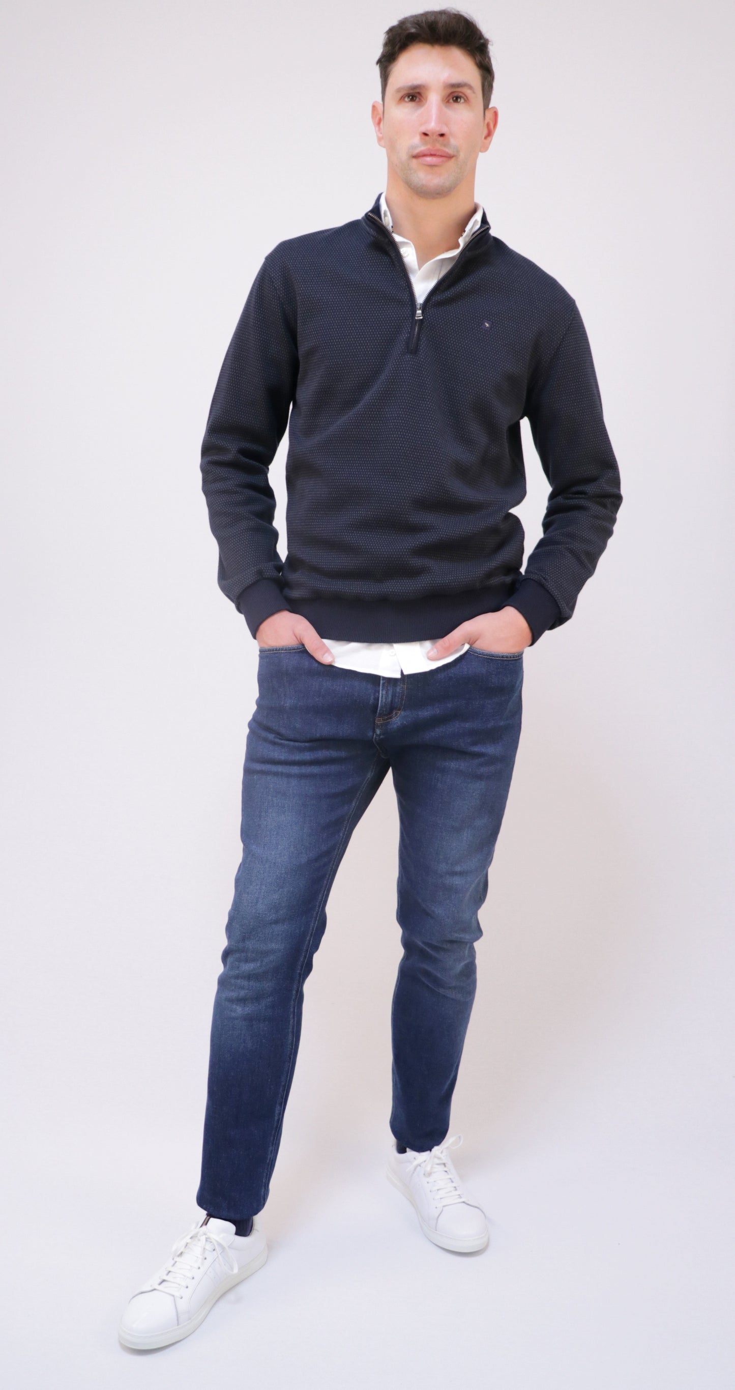 Sweat Jacquard Pintas