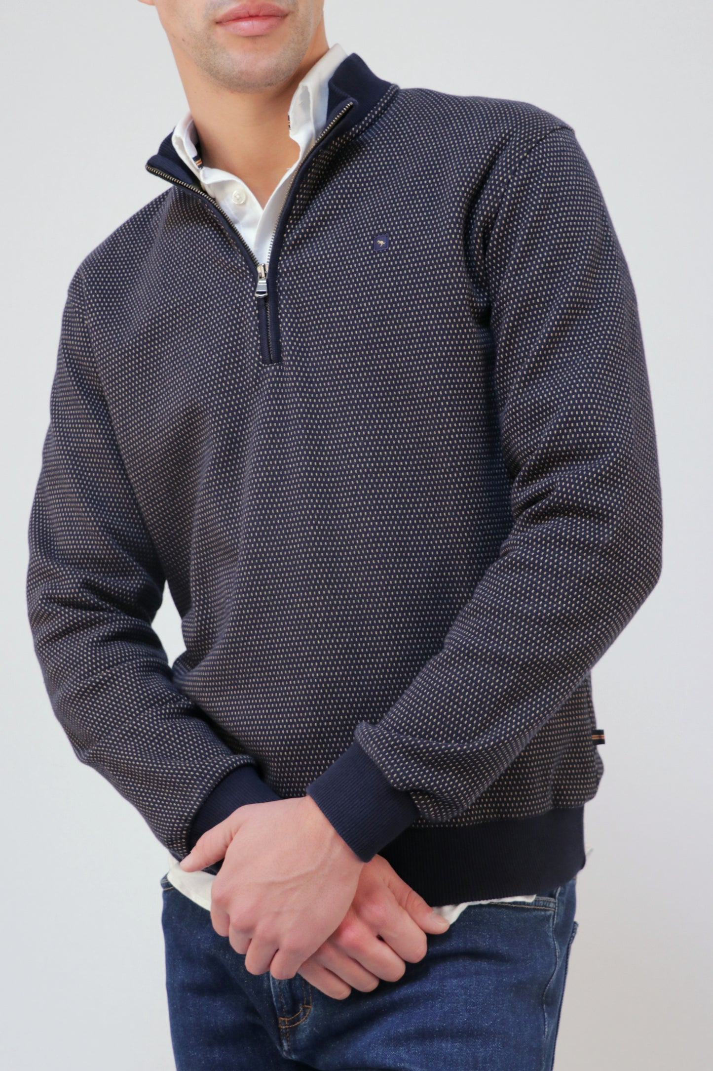 Sweat Jacquard Pintas