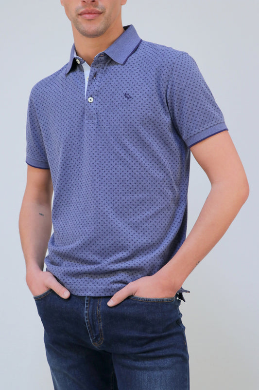 Polo Piqué Vanizado Estampado