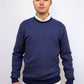 Sweat Interlock Jacquard Decote Redondo