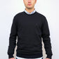 Sweat Interlock Jacquard Decote Redondo