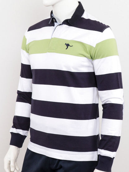 Polo Adulto em Jersey Riscador C/ Colarinho Sarja