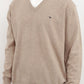 Pullover Adulto em Malha Exterior Decote em V