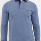Polo Adulto em Jersey com Colarinho Sarja
